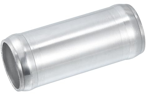 A ABSOPRO Adattatore Tubo Giunzione per Presa Accendisigari 1pc Argento | Lega Di Alluminio, Argento, 76mm L, 32mm OD, 27mm ID, Presa D'Aria, Intercooler, Sostituzione Diretta
