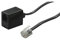 PRENDELUZ Cavo telefonico RJ11 maschio 6P4C a femmina 6P4C, 2,1 m, nero
