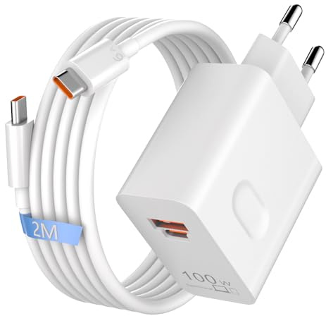 100W für Super-Charge Schnellladegerät für Honor 400 Lite 2 Port USB C Ladegerät 6A 2M USB C Ladekabel Adapter für Honor 200 Pro 200 Lite Magic6 Magic7 6 5 4Lite Magic8 7 Pro 90 Lite X8a X8b X6b X9b
