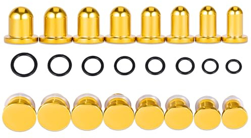 Vankula tunnel stretchset 1–25 mm 0,5 mm öronhål töjbar enkel utsvängd plugg i rostfritt stål sträckta öronpiercingar vänlig för fräscha stretchingar svart, guld, silver, Metall