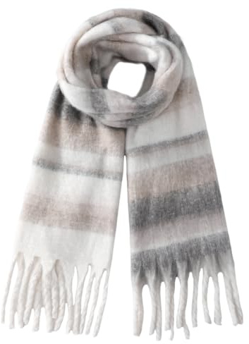 Simannie Women's Scarf - Ladies Shawl -Scarf for Women UK, Warm Thick Wool Wrap Shawl Scarves for Cold Winter, 200cm x 70cm