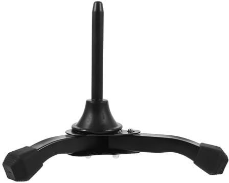 PRETYZOOM Supporto per Clarinetto Pieghevole Portatile, Supporto Compatto da Pavimento per Strumenti a Fiato, Accessorio Stabile per Flauto e Oboe, Design Antiscivolo Adatto a Principianti