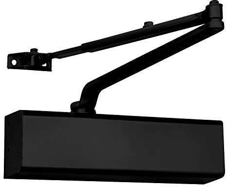 Lawrence Heavy Duty Door Closer Commercial Grade 1 - Adjustable 6-Speed Delayed-Action Door Control with 3 Pistons – Flexible Installation with Included Hardware - Embassy Series LH816