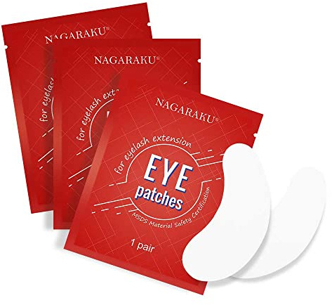 NAGARAKU Ögonfransförlängning Ögonkuddar under ögonkuddar Gel Ögonkuddar Hydrogel ögonskydd 60 par Pack Makeup Tools Adhesive