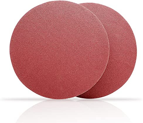 FEIHU Schleifscheiben 200 mm klett. schleifpapier 200mm, verschiedene Körnungen 5X P60/100/120/180/240/320 (je 5 Stück).Schleifscheib 200 mm für tellerschleifer,schleifen/polieren(30 Stück)
