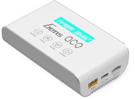 Gens ace 10A 100W IMARS III Pro 100W 10A LiPo Ladegerät mit LCD, für 2–6S LiPo Akkus, Akku Lipo RC Hobby Ladegerät