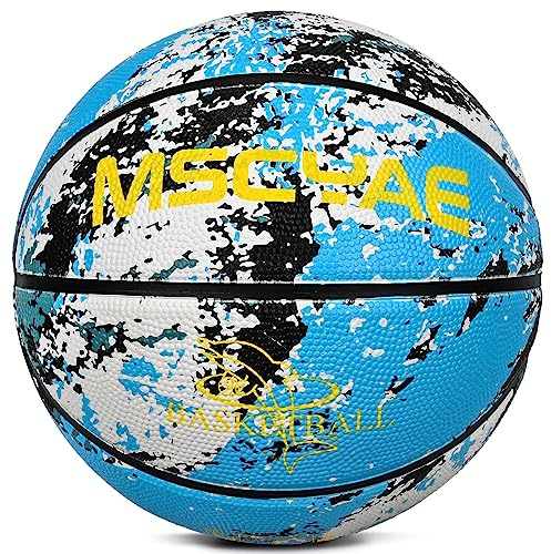 MSCYAE Mini Basketball Größe 3 und 5 - Indoor/Outdoor für Jugend und Kinderhände