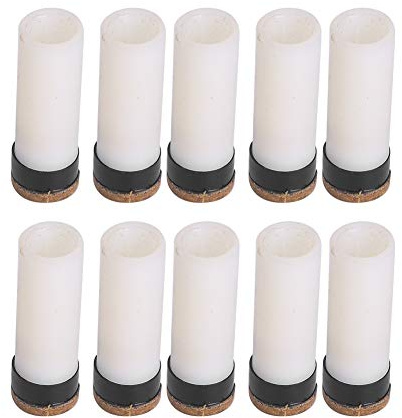 Tissting 10 Stück Billard Queue Pool Spitze, Billard Rod Stick Ersatzteile Pool Queue Reparatur Rod Stick Slip-on Billard Queue Tipps Für Home Shop(13mm)