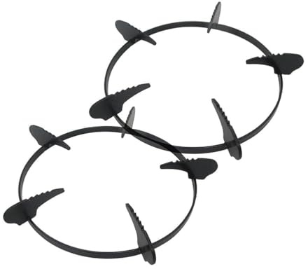 Riduttore per Fornello a Gas 2 Pezzi, Supporto Resistente per Pentole con Design a Stella, Adatto per Fornelli a Gas con Punto di Supporto Inferiore a 20 Cm (Black)