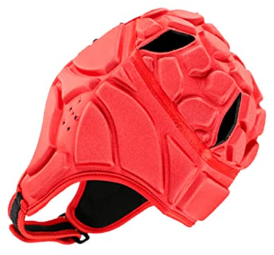 Happyyami 1stk Fußballhelm Jugend Master-Helm Fußball-helmausrüstung Rugby-Kappe Torwartausrüstung Eishockey Kopfschutz -Scrum-Kappe Weicher Helm Hülse Britisch Kind