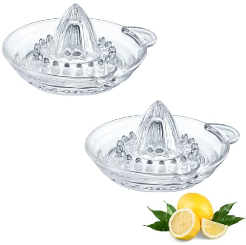 Westmark 2 Zitrus- und Orangenpressen – Fassungsvermögen: je 30 ml, Glas – Transparent, 308122E3