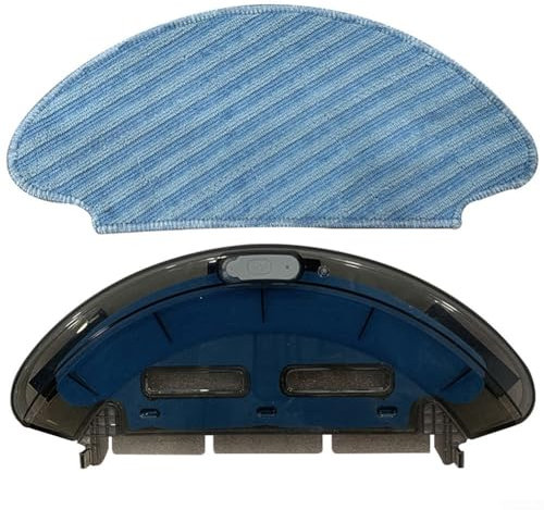 Tanque de Agua de Repuesto con Paños de Fregona Apto para Rowenta-Explorer Serie 20 Aspiradora Robot Piezas Accesorios