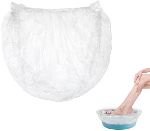 JIYIN Sacchetti usa e getta per vasca da bagno, 100 x 100 cm, in plastica, per pedicure pedicure pedicure e pedicure igieniche, adatti per la cura dei piedi