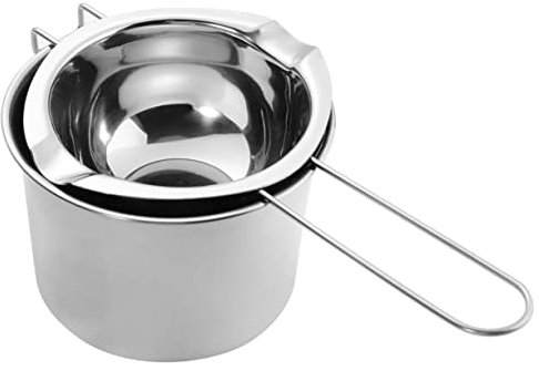 Ciieeo 2pcs Chocolate Melting Pot Stainless Steel Melting Pots for Kitchen Utensil for Chocolate and Wax