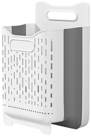 Cesto de lavandería colgante, cesto de ropa de pared | Cesto de ropa vaciado plegable | Cesto de lavandería de gran capacidad para dormitorio, hogar, cuarto de lavado, baño