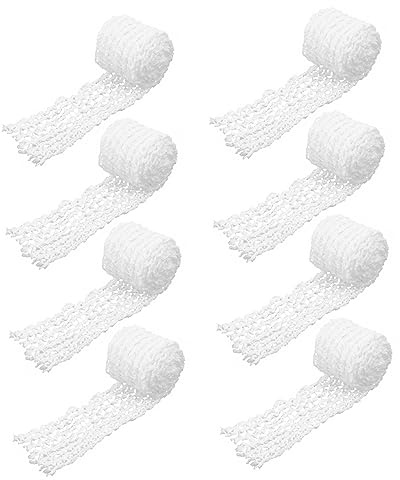 Ciieeo 8 Stücke Elastisches Schweinefleischnetz Küchensaucennetze Fleischnetzrolle Baumwollschinkenwurstnetz Verpackungswerkzeug Zum Aushärten