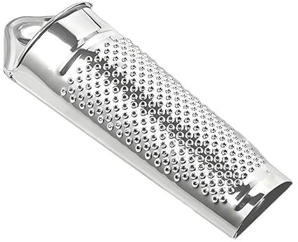 GLDFYYDS Rallador de nuez moscada, acero inoxidable, apto para lavavajillas, rallador de cocina, multiuso para jengibre, ajo, nueces, nueces y para el cepillado de trufas