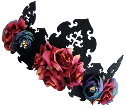 TOVINANNA Coroncina Colorata per Halloween e Cosplay Fascia e Portatile Accessorio Party per Donne e Ragazze per Feste e Spettacoli
