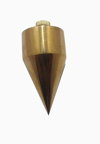 Antique Instrument Brass Plumb Bob for Precision Alignment – 8oz/12oz/16oz Options – Durable & Accurate Tool for Surveying, Construction, and Carpentry