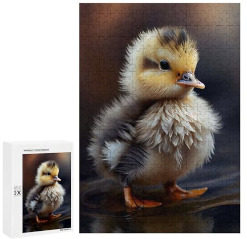 300 PCS Rätsel Für Erwachsene Duck Cute Animal Rätsel Für Erwachsene: Denksportaufgaben, Lustige Und Humorvolle Geschenke Für Freunde Und Familie 300 PCS