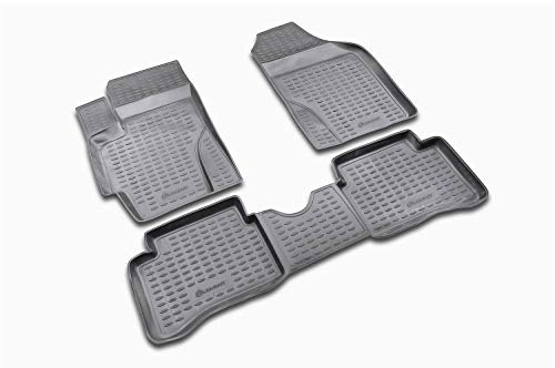 Element Gummimatten Passgenaue Fußmatten Hyundai Verna 2006-4tlg