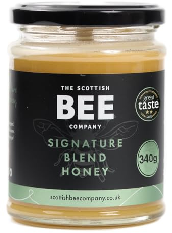 Scottish Signature Raw Heather Honey, 340g, 100% Pure Honey