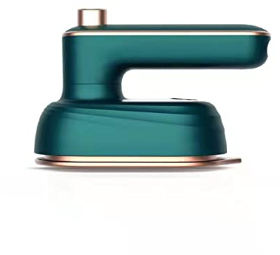 Mini plancha de vapor portátil Máquina de planchar plegable de 180 grados Tamaño de viaje Micro planchas Máquinas Aerosol 20 segundos Calentamiento Planchado en seco y húmedo (enchufe de la UE)