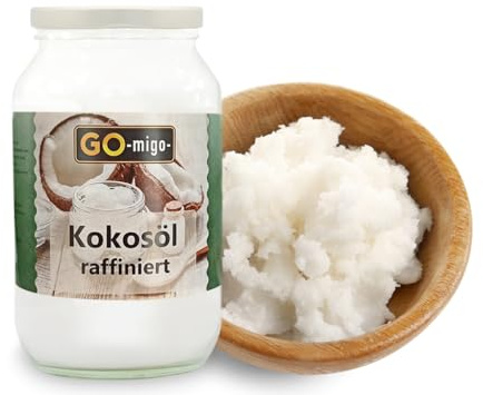 Raffiniertes Kokosöl 900ml Refined Coconut Oil | Kokosnussöl | Raffiniert | Kokosfett