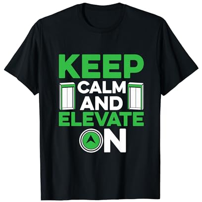 Aufzug Lift Taste - Fahrstuhl T-Shirt