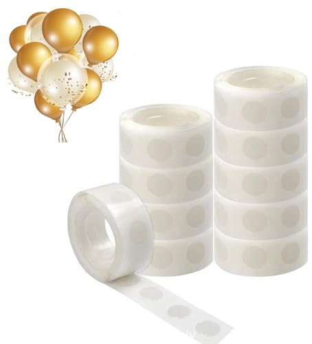 Bettinay 1200PCS Glue Dots for Balloons and Crafting, Removable Extra Strong Double Sided Sticky Dots Tape
