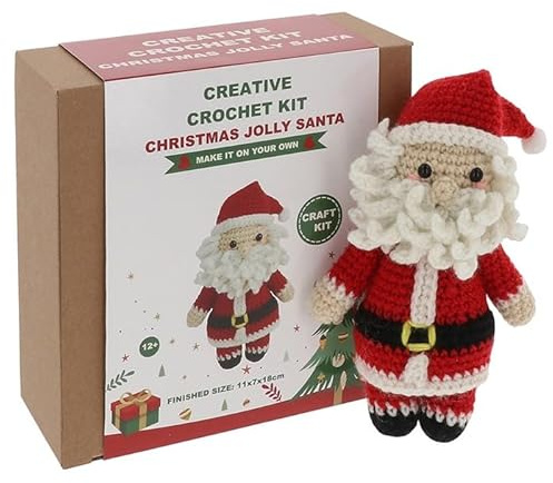 Joe Davies Kreatives Häkelset, Weihnachtsmann
