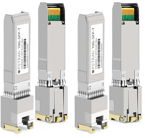 OPSTRAN 10GBASE-T SFP+ to RJ45 Copper Transceiver Module Compatible with Cisco SFP-10G-T-S 10G SFP+ 30m Cat6a/7 4 Pack