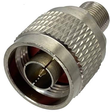 10 Stück N-Stecker auf F-TV-Buchse RF-Koaxialadapter-Anschluss Drahtklemmen 50 Ohm