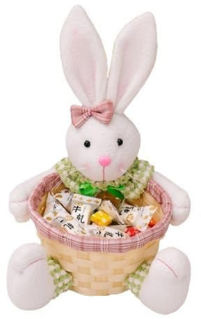 Osterkorb Kinder, Osternest Basteln Hase, Osternest, Osterkörbchen kinder, Eimer für Kinder, Niedliche Ei-Geschenktüten Osterhase Puppe Süßigkeiten Korb Ei Lagerung Korb mit Hasenohren (Frau Bunny)