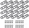 Ginddy Bike Light Mount Strap,20 Pcs Elastic Cycling Light Silicone Band Mount Holder Resistant Cycling Light Silicone Band for Flashlights Cell Phones Speaker Lights Holder Bicycle Handlebar(Black)
