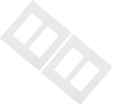 NAMOARLY 2pezzi Copertura Interruttore Design Per e Casa Facile Installazione e Sostituzione