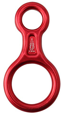 YIZITU Langsames Klettern mit acht Ringen, Kletterausrüstung, Outdoor-Zubehör