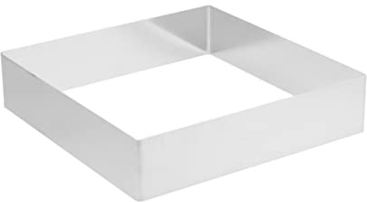 Gatuida cercle à gâteau en acier inoxydable tart rings for baking boulangerie pâtisserie carrée anneau cercles à gâteaux et pâtisseries moule a gateau coupe-gâteau carré moule carré