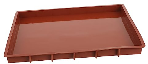 Luxshiny Molde para Hornear de Silicona Rectangular Seguro y Fácil de Limpiar Color Café Adecuado para Pan Casero y Repostería Profesional en Casa