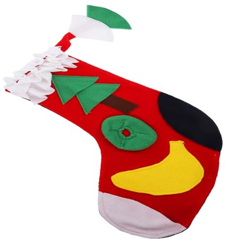 Yardwe Weihnachtliche Schnüffelmatte für Hunde und Welpen Große Futterspielmatte Fördert Natürliche Suchfähigkeiten Stresslindernd Geeignet für Mittelgroße und Große Hunde Kaninchen und