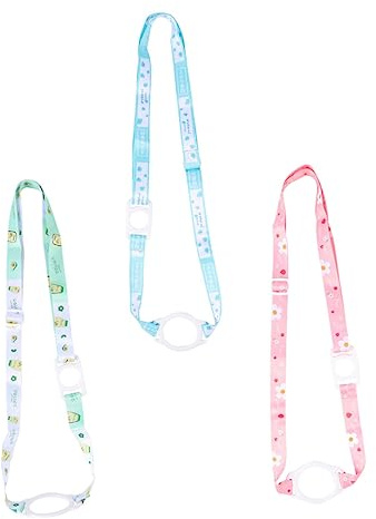 MAJORMENCH Cartoon Flaschenaufhängeband 3 Stück für Kinder, Weiches Gewebe | 67, 50 X 2, 00x0, 20cm, Geeignet für Outdoor Aktivitäten und Klettern, Tragbar und Leicht Zufälliger Stil