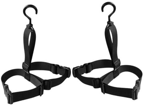 TOYANDONA 2 Stück Teiliges Outdoor Stiefel Aufhängeset Polyester Strap Boot Hanger zum Trocknen Robust für Angler Wandhalterung für Outdoor Sport und Reise