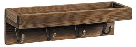 Mensole da parete, decorazione vintage per la casa, supporto da parete con ganci per chiavi, decorazione per soggiorno, camera da letto, cucina, fattoria, ingresso, ufficio