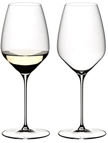 RIEDEL Veloce Riesling, 2er Set, klares Kristallglas, premium maschinell gefertigt