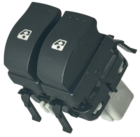 Pulsante Interruttore di Controllo Alzacristallo Anteriore Sinistro compatibile CLIO II SPACE IV GRAND SCENIC II LAGUNA II MEGANE II TRAFIC II VEL SATIS VIVARO A PRIMASTAR 8200315042
