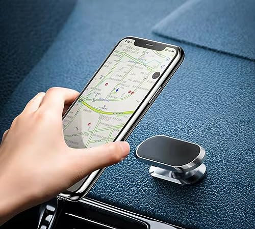 LDJYEONS Soporte De Teléfono Móvil del Coche, Soporte Magnético del Teléfono del Coche, Capaz De Rotación De 360°, Adecuado para Smartphone General
