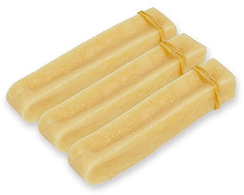 Larsson | Yaky Kaukäse für Hunde - L (3x80-100g) Kaustange Käse Kauknochen für Hunde - 100% NATÜRLICH - sehr schmackhaft
