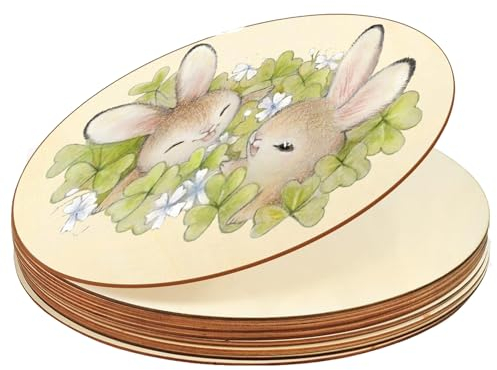 Yitobici Dischi rotondi in legno naturale, 20 pezzi, tavola di legno rotonda da 10 cm, placca di legno non finita per artigianato, pirografia, pittura, decorazioni pendenti