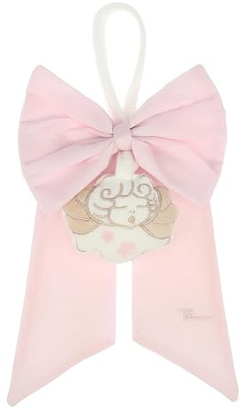 THUN, Schleife zur Geburt Sie aus Baumwolle und Polyester, Linie Baby, Geschenkidee für Kinder und Babys, Schleife 15 x 12 cm, Bänder 16 x 16 cm