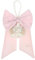 THUN, Fiocco Nascita Lei in Cotone e Poliestere, Linea Baby, Idea Regalo per Bambini e Neonati, Fiocco 15 x 12 cm, Nastri 16 x 16 cm
